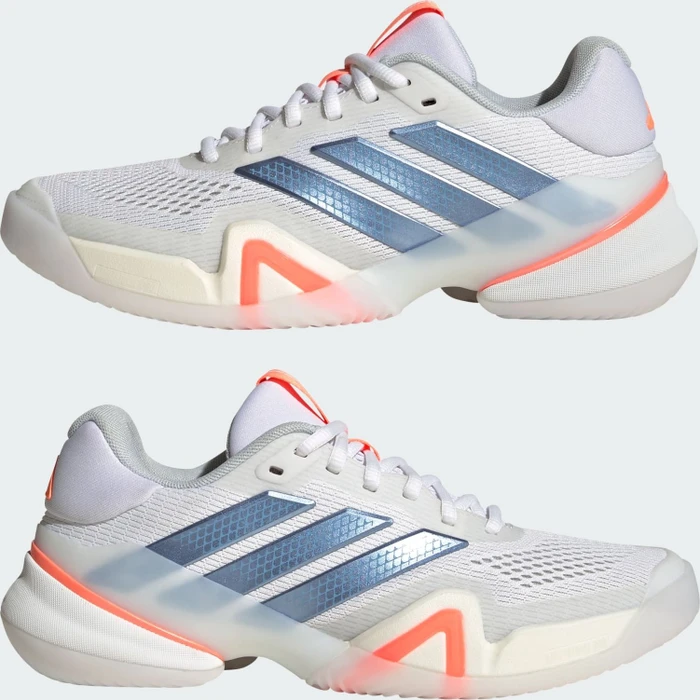 adidas Barricade 14 cloud white/halo blue/beam orange (Damen)