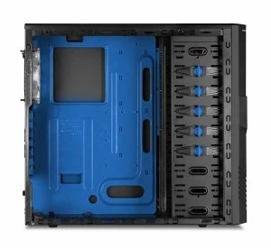 Sharkoon T9 Value blau, Acrylfenster