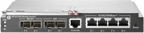 HP Gigabit Switch, 4x RJ-45, 2x SFP, 2x SFP+