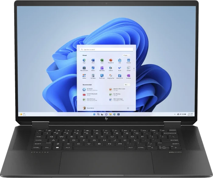 HP Spectre x360 2-in-1 16-aa0779ng, Nightfall Black, Core Ultra 7 155H, 32GB RAM, 2TB SSD, GeForce RTX 4050, DE