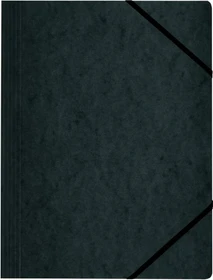 Herlitz Sammelmappe Colorspan mit Eckspanner, A4, schwarz