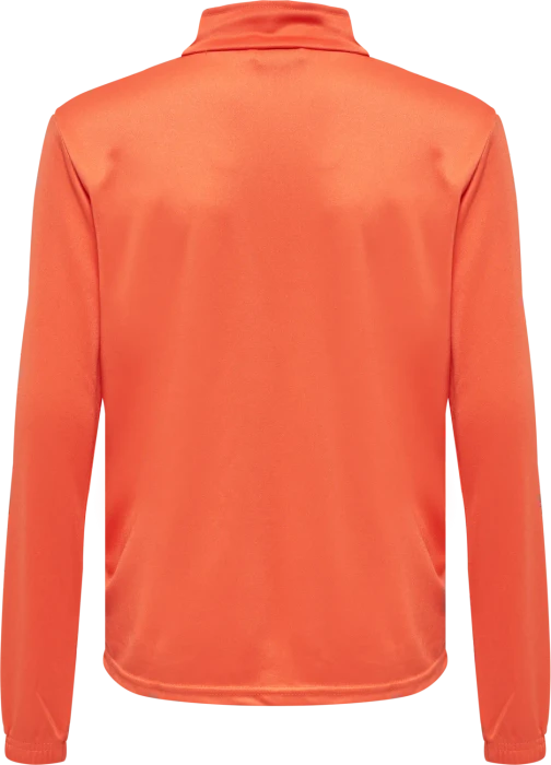 hummel Promo Poly Trainingsanzug nasturtium/ombre blue (Junior)