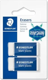Staedtler Radierer Mars plastic mini, weiß, 2er-Pack