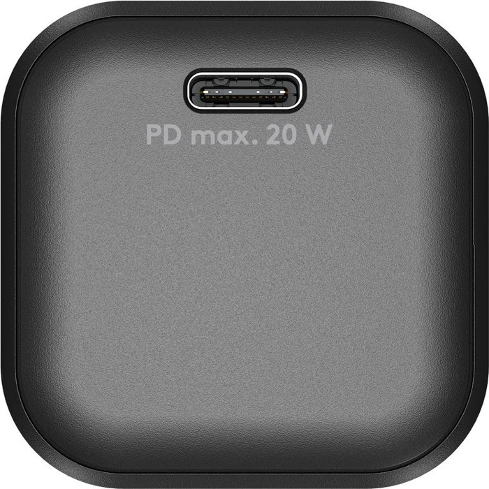 Wentronic Goobay USB-C PD GaN Schnellladegerät Nano (20W) schwarz