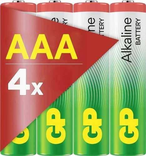 GP Batteries Alkaline Micro AAA, 4er-Pack