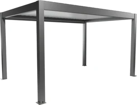 Biohort Pergola 4.5x3 quarzgrau-metallic/weiß