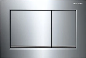Geberit Omega30 Betätigungsplatte glanzverchromt/mattverchromt/glanzverchromt