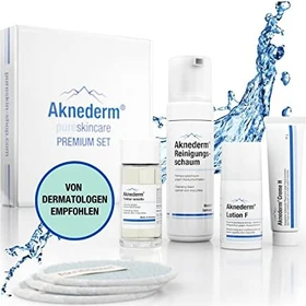 gepepharm Aknederm Premium Reinigungsset für sensible Haut