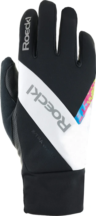 Roeckl Tesero 2 Laufhandschuhe schwarz/weiß