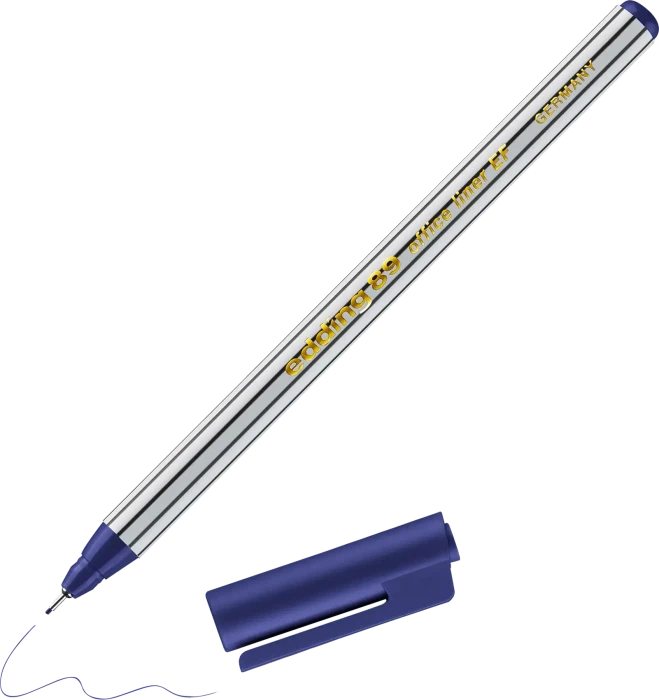 edding 89 Office Fineliner EF blau