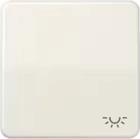 Jung Serie CD Wippe Duroplast mit Symbol "Licht", weiß