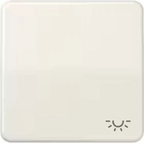 Jung Serie CD Wippe Duroplast mit Symbol "Licht", weiß