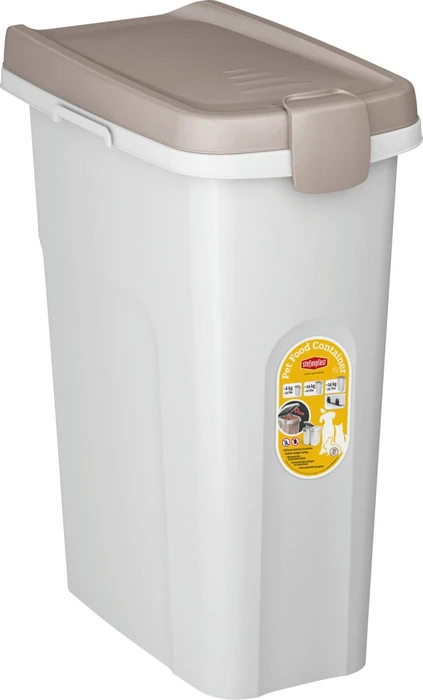 40l, weiß/braun