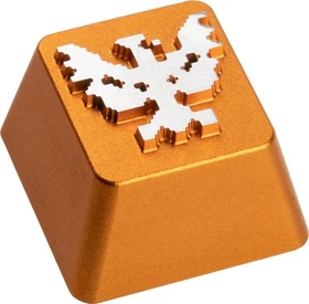Zomoplus Keycap Battle City Basisstation, Aluminium, gold/weiß, 1 Taste
