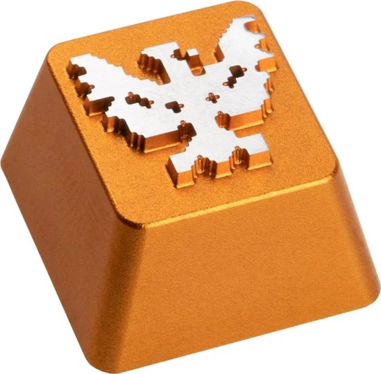 Zomoplus Keycap Battle City Basisstation, Aluminium, gold/weiß, 1 Taste