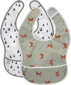 Lässig Lätzchen mit Auffangschutz Little Forest Fuchs, 2 Stück