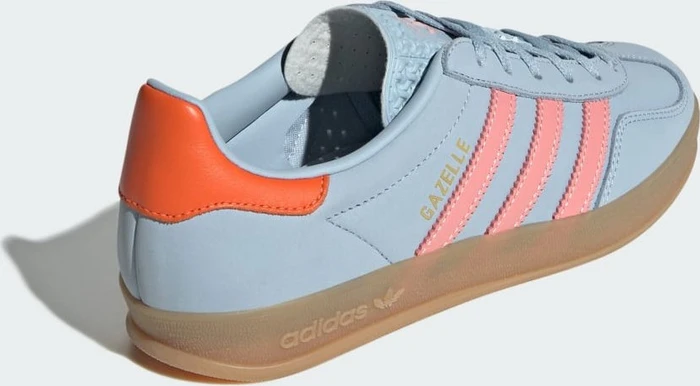 adidas Gazelle Indoor wonder blue/solar orange/gum (Damen)