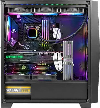 Antec Dark League Dark Fleet DF800, Glasfenster