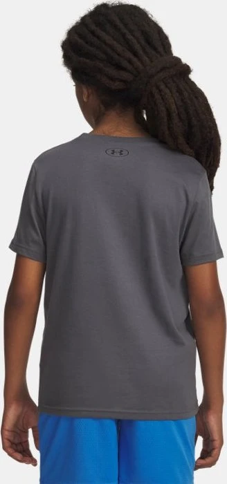 Under Armour Sportstyle Funktionsshirt kurzarm pitch gray/black (Junior)