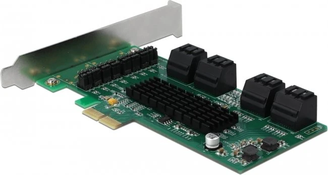 DeLOCK PCIe 2.0 x1 -> 8x SATA