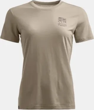 Ortovox 150 Cool Mountain Mission Funktionsshirt kurzarm grey sand (Damen)