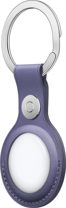 Apple AirTag Schlüsselanhänger aus Leder wisteria
