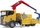 Bruder Scania Super 560R Baustellen-LKW mit Kran und 2 Paletten (03551)