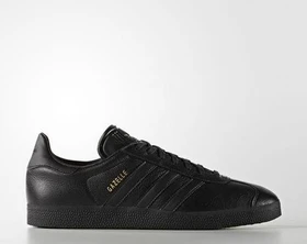 adidas Gazelle core black/gold met