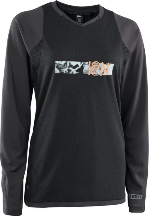 ION LS Scrub AMP Trikot langarm schwarz (Damen)