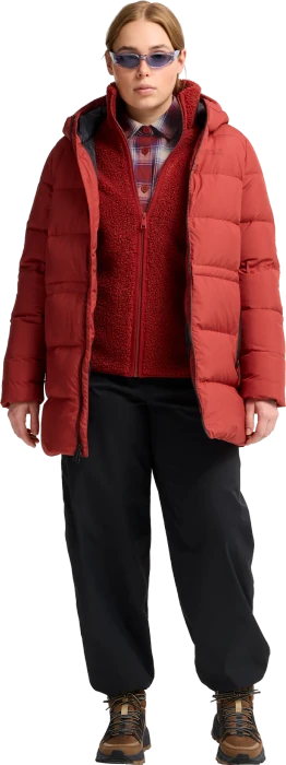 Jack Wolfskin Baja Flannel Hemd langarm check merlot (Damen)