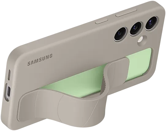 Samsung Silicone Grip Case für Galaxy S24 taupe