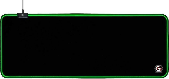 Gembird MP-GAMELED-L, LED Gaming Mauspad, 800x300mm, schwarz