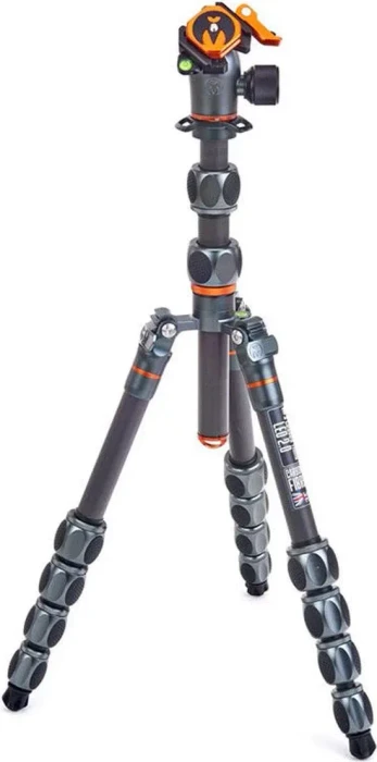 3 Legged Thing Leo 2.0 Carbon Fiber Tripod System & Airhead Pro Lever grau