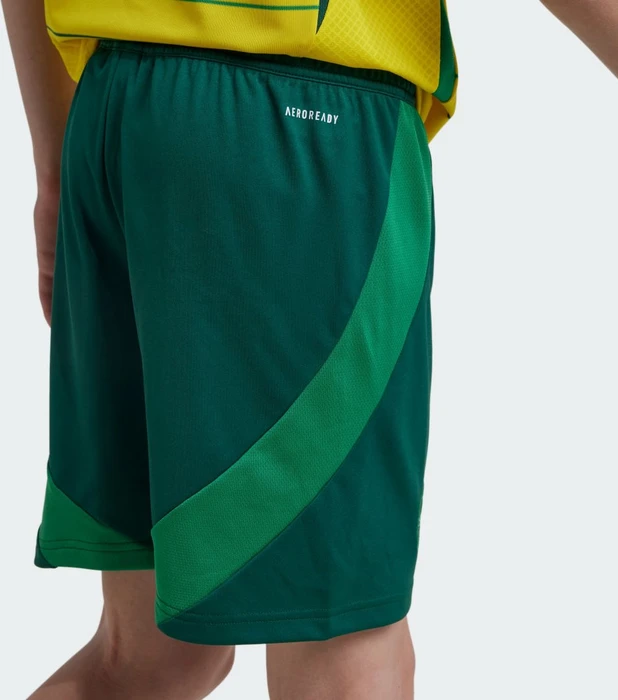 adidas Celtic FC 2024/2025 Auswärtsshorts team dark green (Junior)