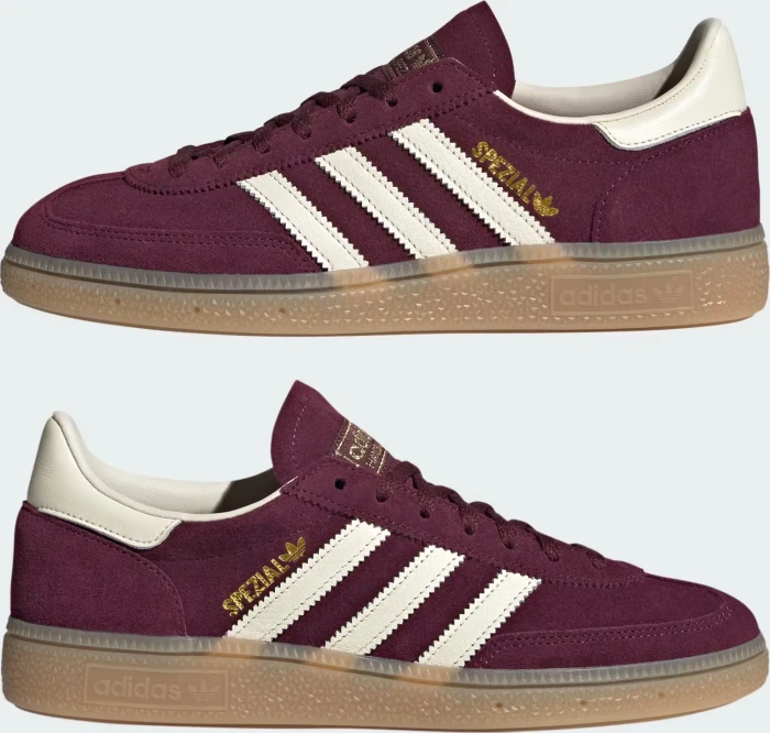 adidas Handball Spezial maroon/cream white/gold metallic