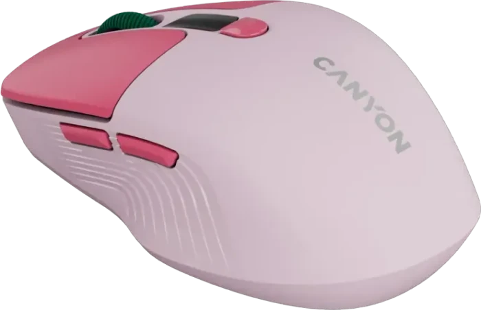 Canyon MW-26 Wireless Mouse rosa, USB/Bluetooth