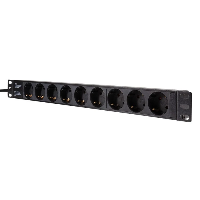 LogiLink Steckdosenleiste, 1HE, 9-fach, 230V, 2m