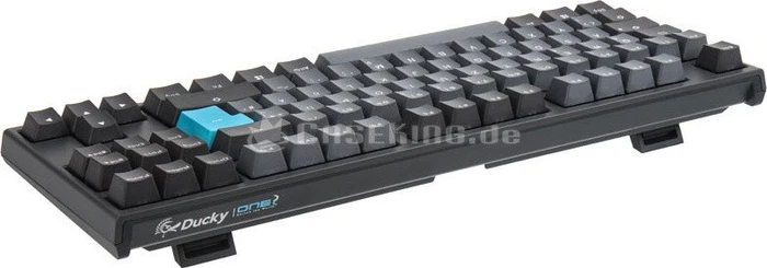 Ducky One 2 TKL Skyline PBT grau, MX BLUE, USB, DE