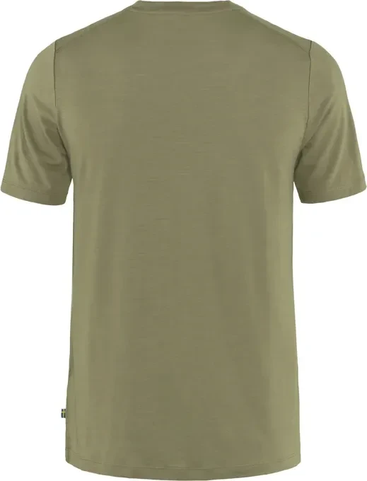 Fjällräven Abisko Wool Classic Funktionsshirt kurzarm light olive (Herren)