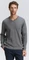 Tom Tailor Strickpullover mit V-Ausschnitt aus Baumwolle Strickpullover classic dark grey melange (Herren) Vorschaubild