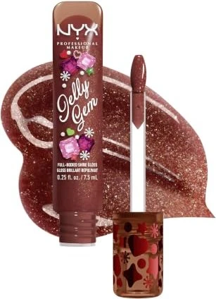 NYX Jelly Gem XMAS Lipgloss 03 burgundy bling, 7.5ml