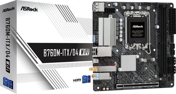 ASRock B760M-ITX/D4 WiFi (Intel 1700)