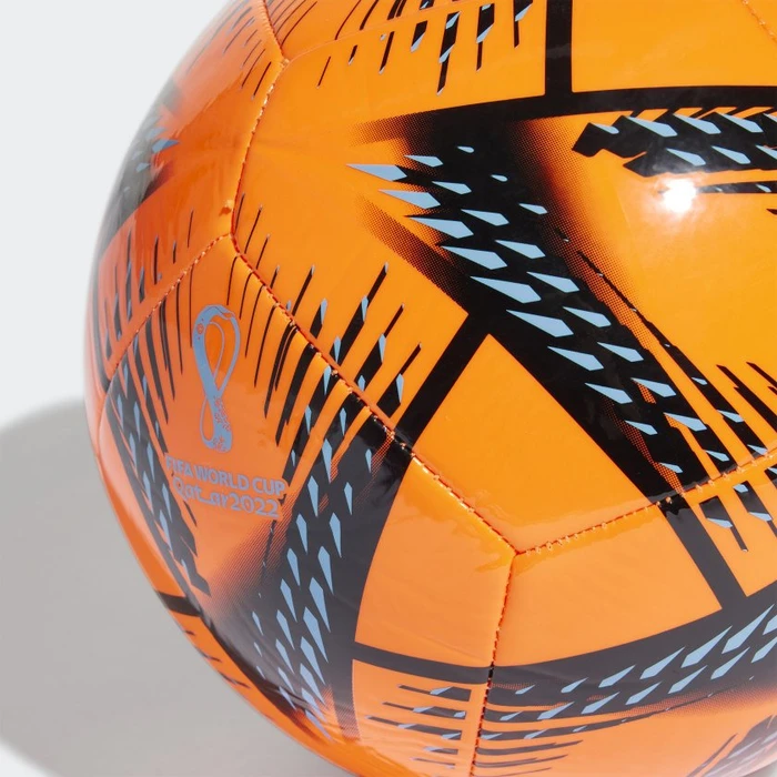adidas Al Rihla FIFA WM 2022 Club Fußball solar orange/black/pantone