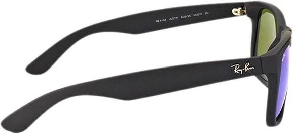 Ray-Ban RB4165 Justin Classic 54mm schwarz/green mirror-blue