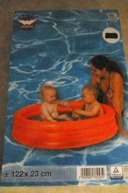 Happy People 3-Ring Pool Uni Planschbecken rund 125x25cm