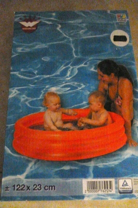 Happy People 3-Ring Pool Uni Planschbecken rund 125x25cm