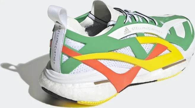 adidas Solar Glide by Stella McCartney green/cloud white/semi impact orange (Damen)