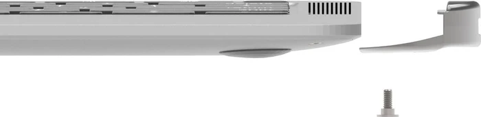 Maclocks MacBook Pro M1 14" Kabelschloss, schwarz/silber