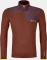 Ortovox Fleece Light Zip Neck Funktionsjacke clay orange (Herren) Vorschaubild