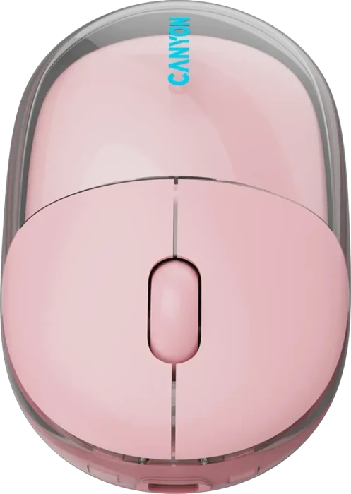 Canyon OnClick 24 Dual-Mode Wireless Mouse rosa, USB/Bluetooth